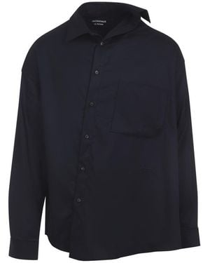 Jacquemus La Chemis Cuadro Virgin Wool Shirt - Blue