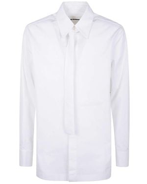 Jil Sander Shirt With Tie - White