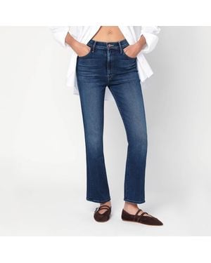 Mother Jeans Slim The Hustler Ankle - Blue
