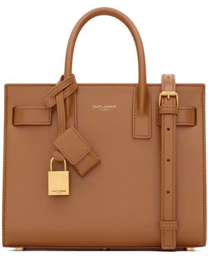 Saint Laurent Bag "Sac De Jour" Nano - Brown