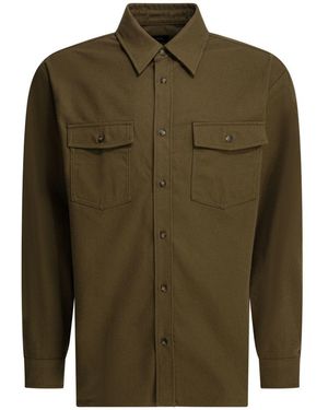 A.P.C. Cotton Overshirt Jacket - Green