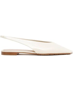 Bottega Veneta Sofia Slingback Ballerinas - White