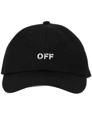 Off-White c/o Virgil Abloh Drill Off Stamp Baseball Cap - Black