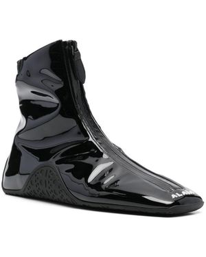スニーカー ALAIA BLACK SNEAKER IN COATED STRETCH FABRIC ALAÏA Basket neoprene high-top sneakers | NET-A-PORTER