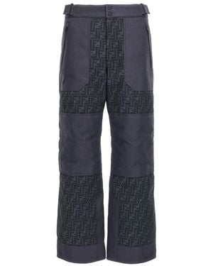 Fendi 'Ff' Ski Pants - Blue