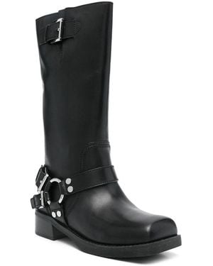 Michael Kors Crosby Moto Boot - Black