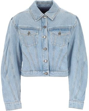 Mugler Jackets - Blue