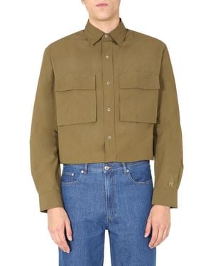 KENZO Oversize Fit Shirt - Green