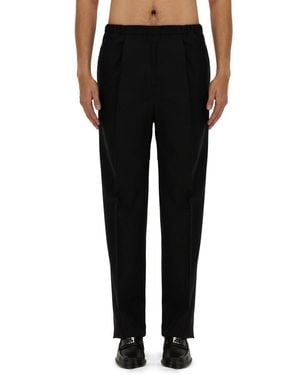 Fendi Wool Pants With 'Made - Black
