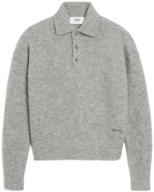 Ami Paris Sweaters - Gray