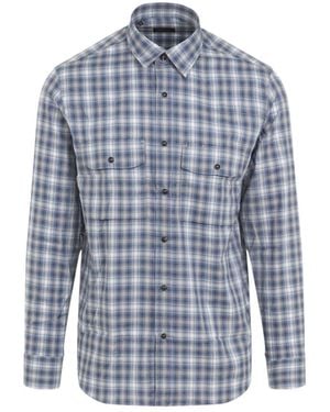 Brioni Elegant Cotton Shirt For Fall 2024 - Blue