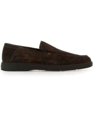 Santoni Moccasters - Black