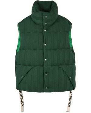 Khrisjoy Puff Knitted Padded Bodywarmer - Green
