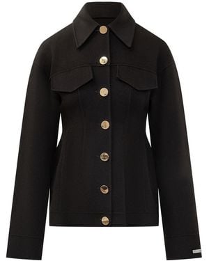Sportmax Jacket With Buttons - Black