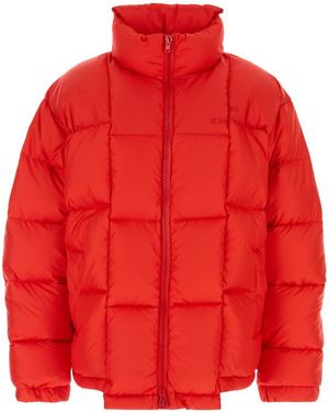 Vetements Cut-Up Puffer Jacket - Red