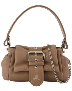Vivienne Westwood Hazel Treasure Shoulder Bag - Brown