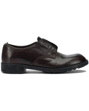 Officine Creative "Diary 005" Derby Lace-Ups - Black