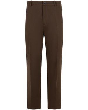 Burberry Cotton Pants - Brown