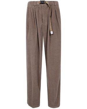 White Sand Long Classic Pants - Brown