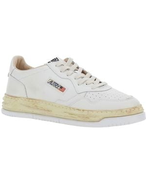 Maison Mihara Yasuhiro 'Medalist Low Vintage X Mihara Yasuhiro' Sneakers With Handcrafted Sole - White