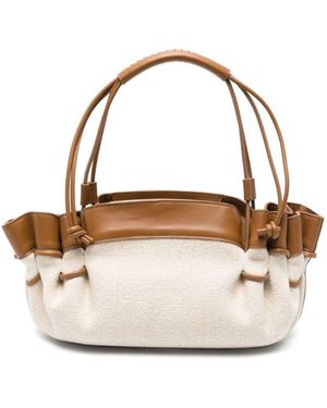 Hereu Arta Canvas Shoulder Bag - Metallic