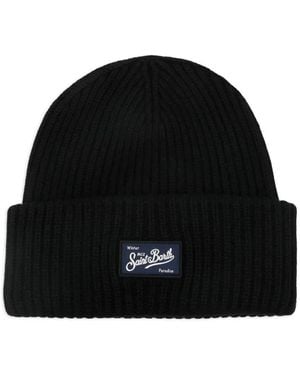 Mc2 Saint Barth "Berry" Knitted Hat Accessories - Black