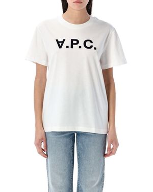 A.P.C. Tshirt Standard Grand Vpc - White