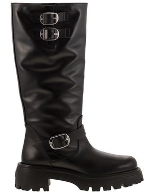 Stuart Weitzman Emerson Moto - Black