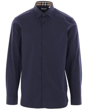Burberry Shirts - Blue