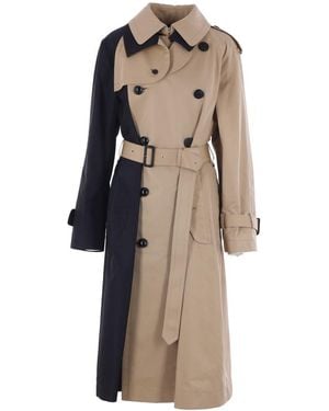 Sacai Coats - Brown