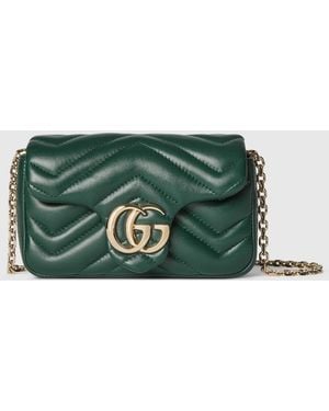 Gucci "Gg Marmont" Shoulder Bag - Green