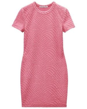 ワンピース Alexander Wang Pink stretch polyester mini dress Alexander Wang Mini dress