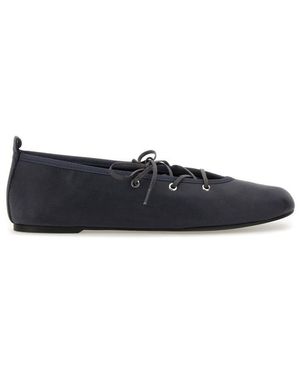バレエシューズ Paloma Wool Women's Pina Cotton Canvas Ballerina Shoes Black Paloma Wool Pina Leather Ballerina - Black | Garmentory