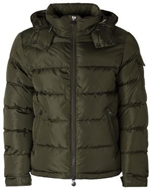 Moncler Maya Hooded Short Down Jacket - Green