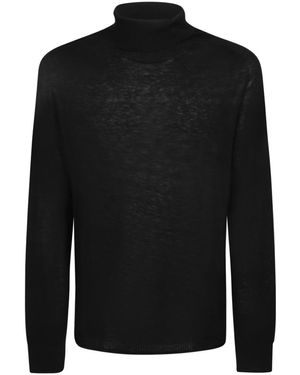 120% Lino Knitwear - Black