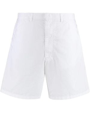 Prada Cotton Bermuda Shorts - White