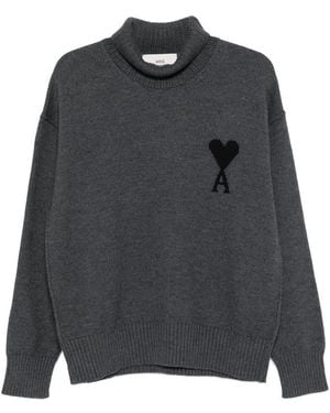 Ami Paris Sweaters - Gray