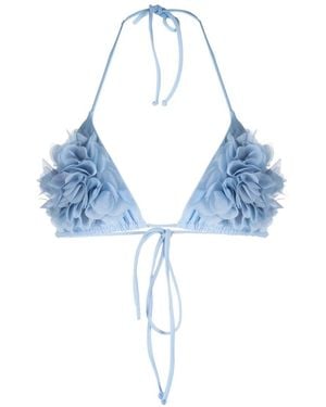 LaRevêche "Shayna" Bikini Top - Blue
