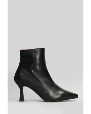 Pedro Miralles High Heels Ankle Boots - Black