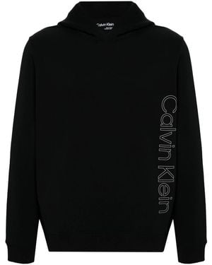 Calvin Klein Graphic Polyester Sweatshirt - Black