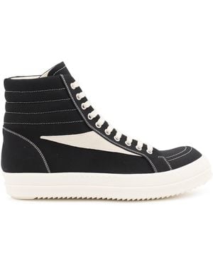 Rick Owens High Vintage Trainers - Black