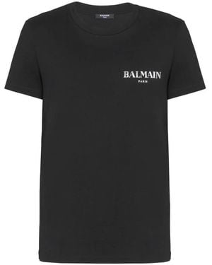 Balmain Logo T-Shirt - Black