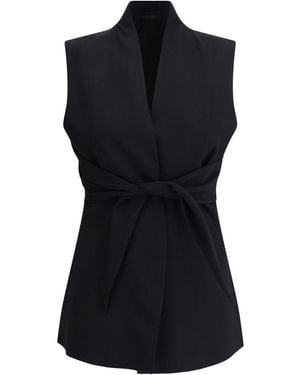 Rick Owens Wool Vest - Black