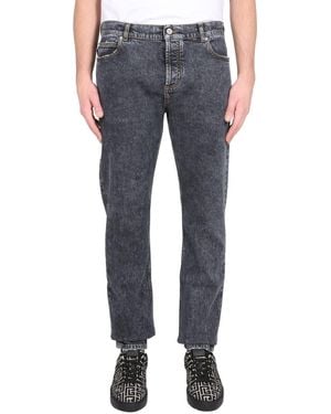 Balmain Tailored Slim Fit Jeans - Blue