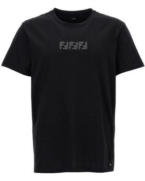 Fendi 'Ff Labyrinth' T-Shirt - Black