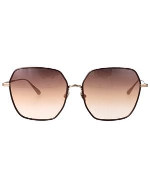 Linda Farrow Sunglasses - Brown