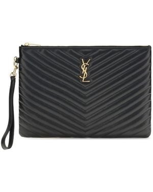 Saint Laurent Clutches - Black