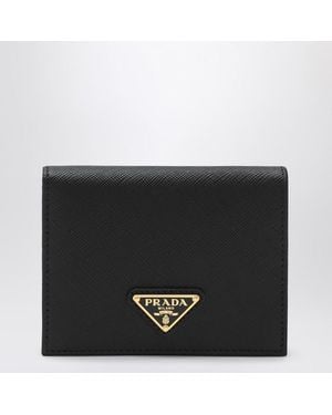 Prada Saffiano Small Wallet - Black