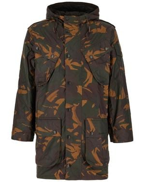 Barbour Cotton Camouflage Field Jacket - Multicolour