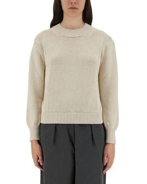 Margaret Howell Linen And Cotton Jersey - Natural